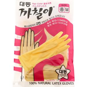 대동 까칠이 천연 라텍스장갑 미용장갑 아이보리 중(M)
