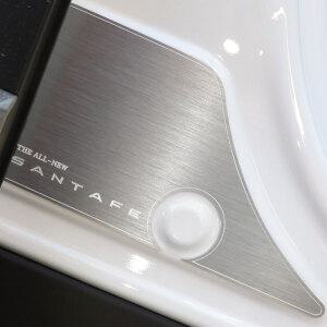 2024 싼타페 MX5 도어 하단 프레임 커버 몰딩 메탈 엠블럼 악세사리