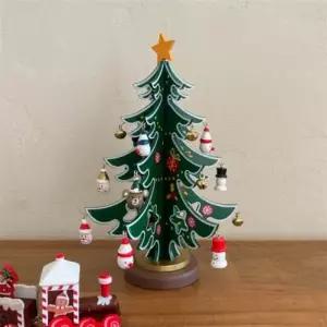 [텐바이텐]크리스마스 홀리데이 미니 우드 트리 DIY 만들기 풀세트 탁상용 집