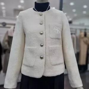 [시슬리]부클 트위드 자켓 (SAJKA2411 아이보리,블랙)_DJ