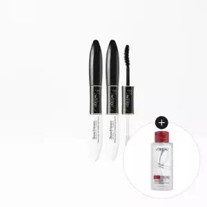 [로레알파리]더블익스텐션 뷰티 튜브 마스카라 2개+샴푸 미니 100ml(랜덤)