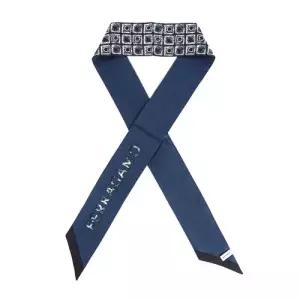 [페라가모] 24SS (32 0845 MIDNIGHT 0771455) 여성 그래피티 스카프