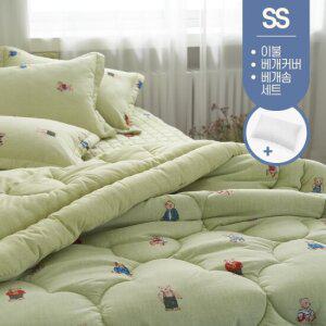 어린이 키즈 차렵 이불 침구 베개 세트 슈퍼싱글SS (베개솜포함)