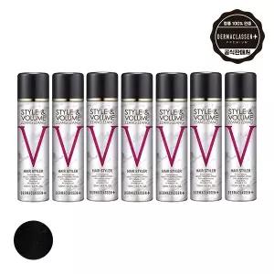더마클라센 스타일앤 볼륨짱짱 흑채 스프레이 블랙 120ml x7