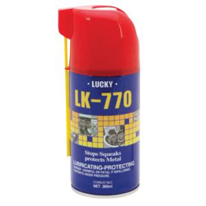 럭키 LK-770 윤활방청제 스프레이 세척 제습 방습 윤활 방청 에어컨 선풍기 낚시대 가전제품 녹제거 부식방지 360ml 1박스 30EA