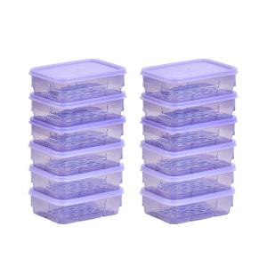 땡스소윤 냉동실 밀폐용기 9호 300ml 12개세트 쿨라벤더