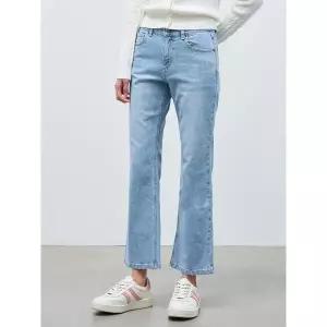 [빈폴레이디스][Essential] 부츠컷 데님 팬츠  라이트블루