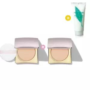 [엘리자베스아덴](의정부점)[스페셜]플로리스 피니쉬 스킨케어링 프레스드 파우더 1+1 세트(그린티바디...