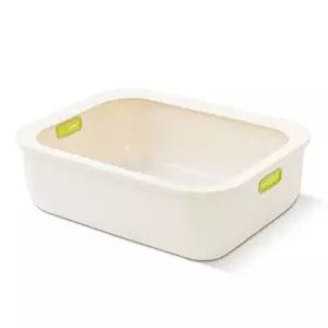 [하프클럽/알티피아]고양이 오픈형 화장실 베이지 1P 모래박스 배변통