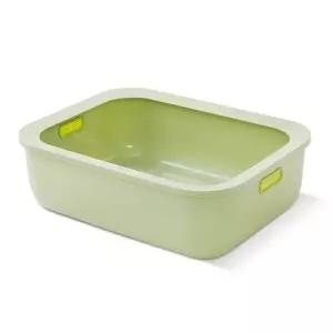 [하프클럽/알티피아]고양이 오픈형 화장실 그린 1P 모래박스 배변통 변기