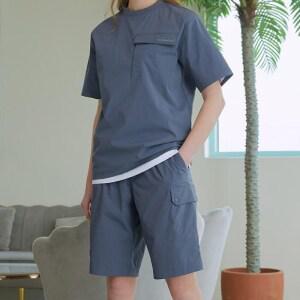 16290262-몽벨세이브존04몽벨S/S여름시원한남엑티브우븐티셔츠/에센셜5부팬츠MW3HBURH202/MW3HBUPH202