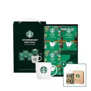 [스타벅스][무배+쇼핑백] 스타벅스 드립백 추석 선물세트 (15T+머그)