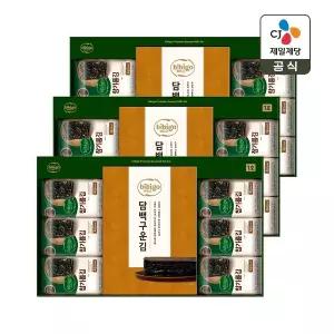 [CJ 선물세트] 비비고 직화 담백구운김 1호 3개 쇼핑백일체형