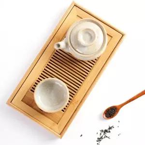 [텐바이텐]대나무 뚜껑 문살 찻상 미니 차판 보이차 다기상