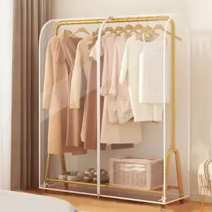 [텐바이텐]드레스룸 투명 스탠드 행거 커버 의류 옷가림막