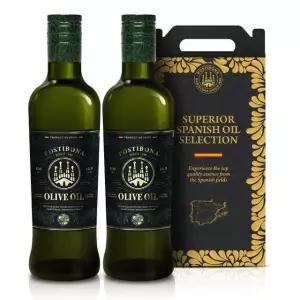 [선물포장] 포스티보나 엑스트라버진 올리브유 500ml 2병 오일선물세트