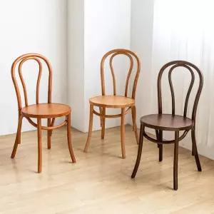 [체어팩토리]토니 곡목 원목 우드 카페 디자인 인테리어 식탁의자