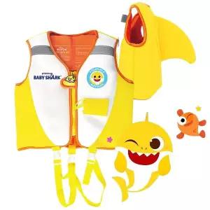 [위니코니]핑크퐁 아기상어 네오프랜 스윔자켓20kg