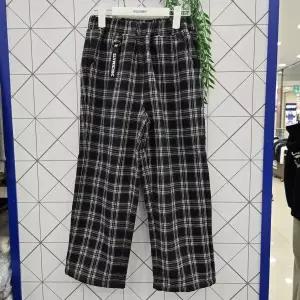 [에꼴리에] 주니어 유니 스트레이트 체크 바지 24D5251_GN