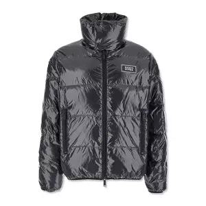 [디스퀘어드2][명품] 디스퀘어드2 나일론 유광 다운 남성 패딩 블랙 74AM1533S54056900