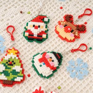 민화샵 디폼블럭 크리스마스 반입체 키링 열쇠고리꾸미기 크리스마스만들기