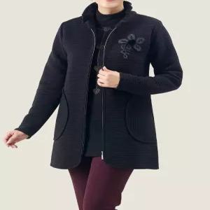 비키 코사지 와이어 카라 자켓 K171JK01