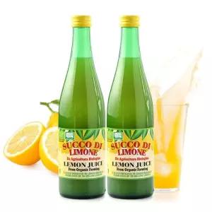 100  유기농 레몬즙 500ml x 2병 레몬원액 레몬수 레몬액 착즙 쥬스