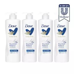도브 바디러브 바디로션 너리쉬드 라디언스 400ml 4개