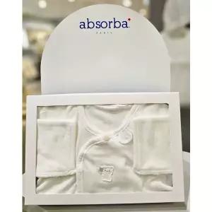 [압소바](신세계 사우스시티)[압소바 25년 뱀띠임신출산선물] 톤톤 모달 배냇저고리(A2A10103)백IVORY