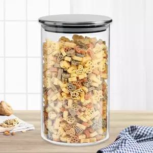 내열유리 밀폐용기 2개 860ML 커피보관용기 생두보관통 원두보관함