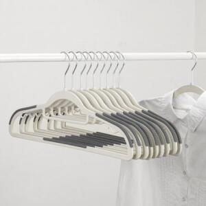 코멧 홈 미끄럼방지 회전형 옷걸이, 그레이, 10개 one option