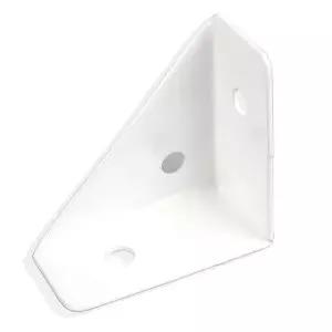 고품질 화이트 삼각브라켓 모서리 다리보강판 책상화이트삼각 (WFGU5JQ)