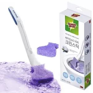 3M 크린스틱 베이킹소다 변기솔 핸들+리필2개 청소솔 (WFGYMKJ)