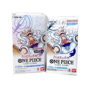 원피스카드 한글판 5탄 신세대의주역 OPK-05 미개봉 1박스 루피 망가 조로 나미 상디