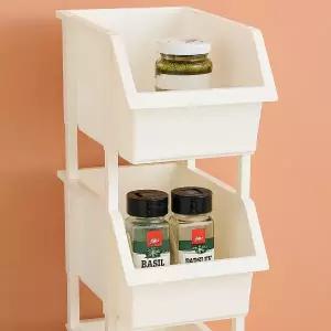 [보노하우스]이유 적층형 다용도 정리함 1P 미니 수납 바스켓