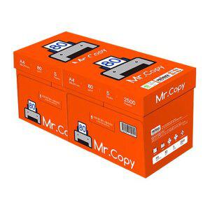 [미스터카피] MR copy 무림제지 A4 80g 2BOX 5000매
