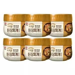 [하프클럽/CJ제일제당]백설 다담 된장찌개양념 530g x6개