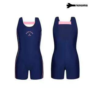 [레노마]여아 레터링 2부 반신수영복 네이비 RN-GS2F861-NV_CA