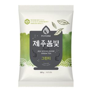 포모나 제주봄빛 그린티 파우더 500g 녹차가루