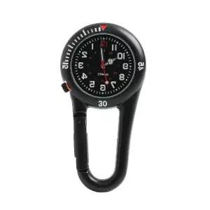 카라비너 야광 시계 블랙 낚시 기능성 강철 산악용 (WFHS1QZ)