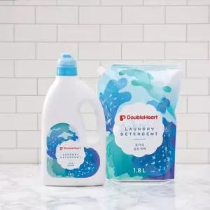 1+1 유아용 세탁세제 1.8L 용기 1개+ 리필 1개