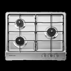 경동나비엔 GRB-3203 3구 스테인리스 빌트인 가스레인지 코드형 타공사이즈 560X480