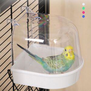욕조 애완 새 앵무 샤워 새용품 목욕통 걸이식 채 목용탕 다용도 새장 대 동물 소