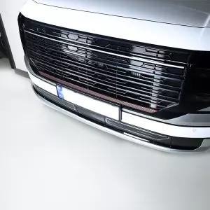 디올뉴 팰리세이드 LX3 튜닝 용품 그릴가니쉬 커버 블랙 카본 몰딩