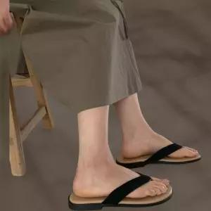 여성 여름 비치 쪼리 샌들 단색 플립플랍