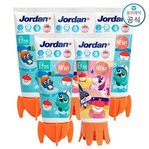 조르단 어린이 치약 스텝 1단계 열대과일향 90g 5개