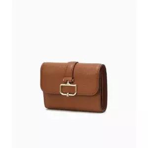 [NS홈쇼핑]DCWA5F551 닥스 버크백 샬롯 브라운 D장식 소가죽 반지갑[35229567]