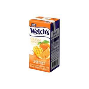 웰치 오렌지망고 드링크 190ml 24개