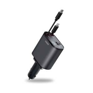 rozet 4in1 차량용 시거잭 고속 릴타입충전기 RX-6420