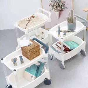 [보리보리/아트박스 POOM]아트박스/보노하우스 모던 리빙카트 2단 이동식 트롤리 다용도 웨건 카트